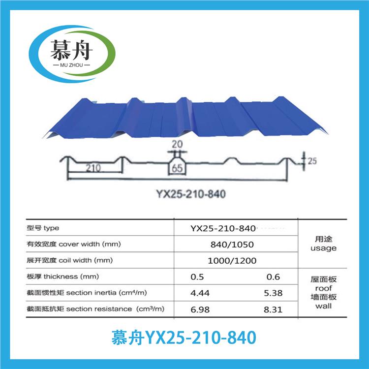 绵阳YX65-470铝镁锰板彩钢板价格 安装轻便