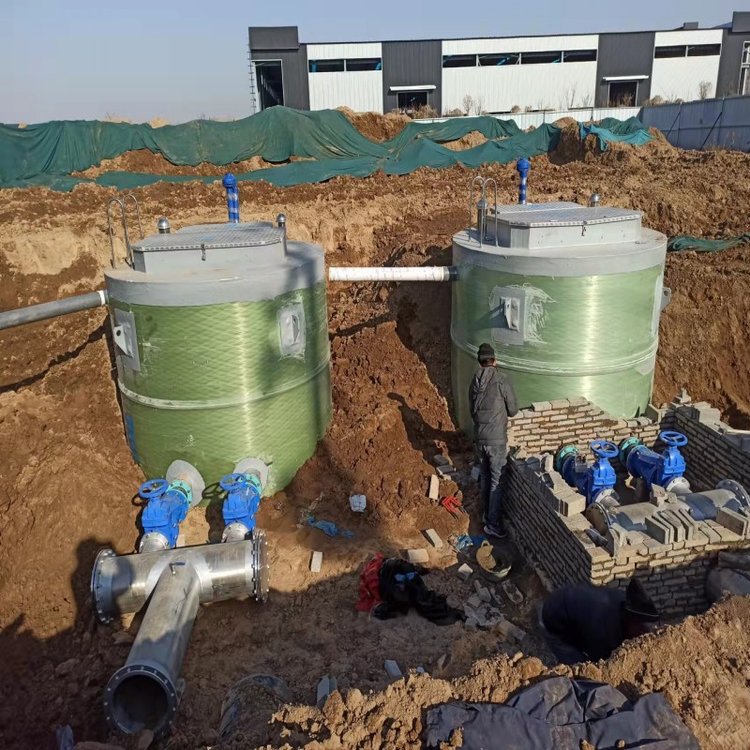 湖南一体化泵站 提升泵站 **直供 智能型可远程遥控河水废水灌溉