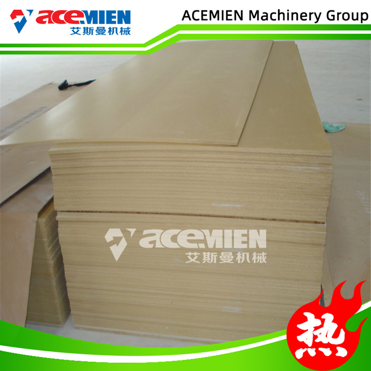 操作更简单 PVC结皮发泡板设备/PVC结皮发泡板生产线 艾斯曼机械