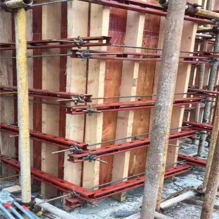 湖州木模钢背楞厂家 表面经过处理 方便搬运和安装