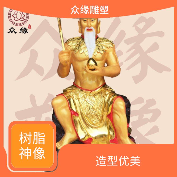 海南伏羲神像 外观精美 需要经过多道工序制作