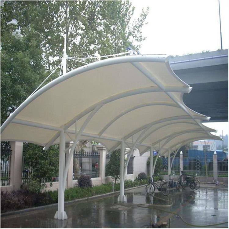 和田膜结构雨棚价格 应用广泛 高强度膜材