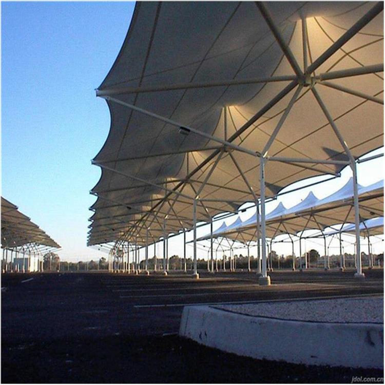 喀什市景观膜结构生产 耐腐蚀性好 高强度膜材