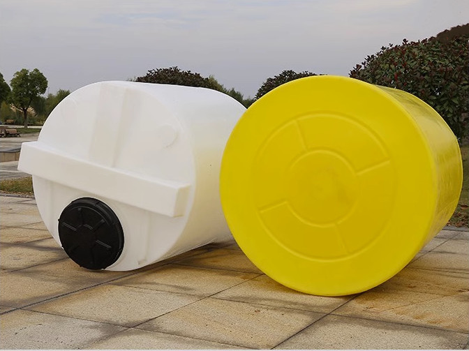 进口PE加药桶 搅拌桶 塑料桶水箱 PACPAM溶液箱 白/黄大药桶