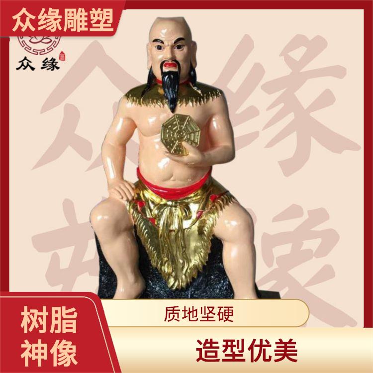 甘肃木雕伏羲神像 造型优美 由树脂材料制成的