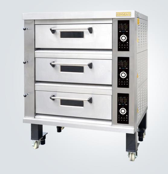 新麦商用电烤箱 SM2-523H三层六盘电烤箱 烘焙店三层电烘炉