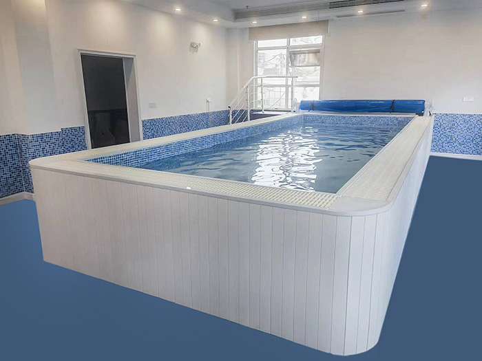 室内恒温拼装式泳池 可拆装钢结构儿童水育泳池 学校教学培训泳池
