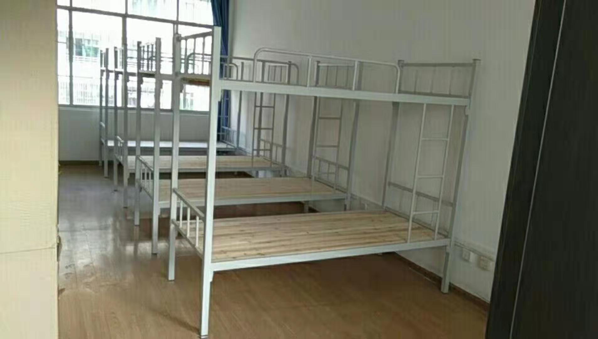 广西玉林铁架床 宿舍铁架床价格 宿舍铁架床尺寸是多少