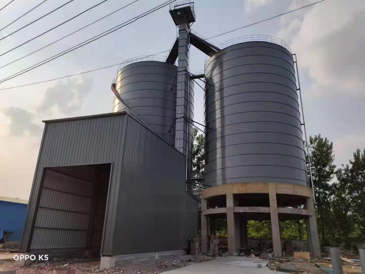 1万吨水泥储存罐设计供应 集装箱卸车系统 操作方便