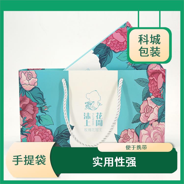 杭州红色手提袋礼品印刷 便于携带 广告宣传效果好