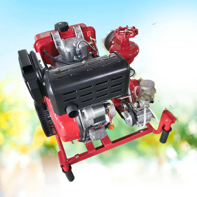 手抬机动柴油消防水泵高压自吸真空泵高扬程移动应急水泵