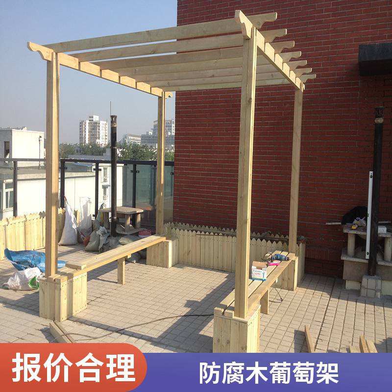 昌平户外阳台花架设计施工制作家庭花园设计施工公司