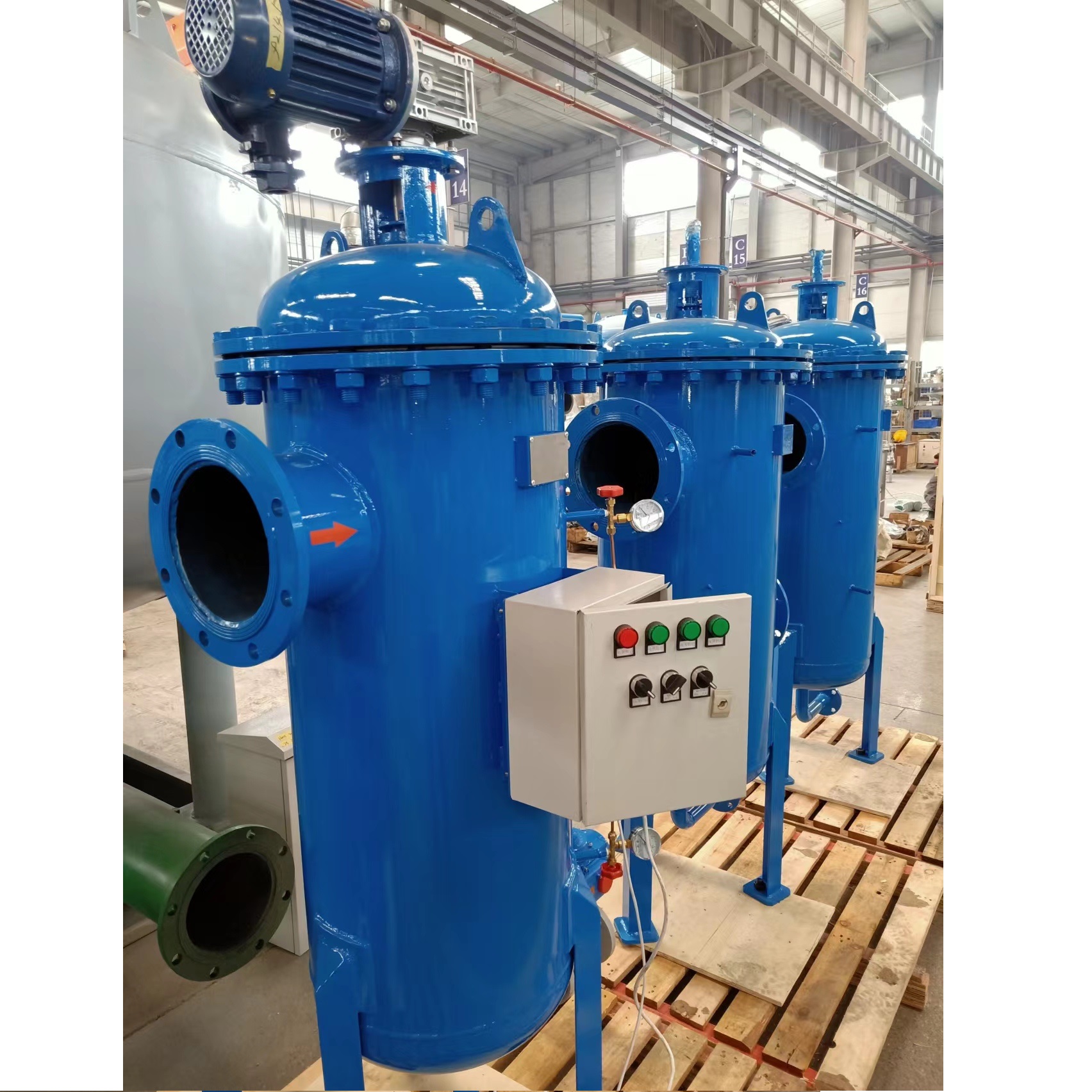 工业循环水处理 刷式自清洗过滤器 冶金行业水处理设备
