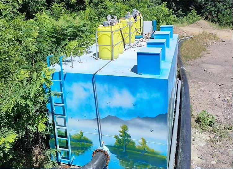 一体化污水处理设备 地埋生活医院农村屠宰养殖洗涤食品印染餐饮污水处理