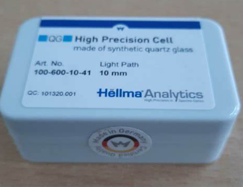 Hellma比色皿分析可靠的测量