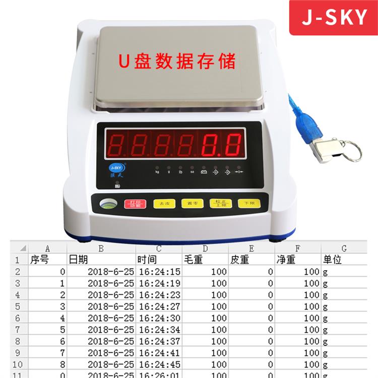深圳j-sky巨天智能电子天平型号 一对一定制服务