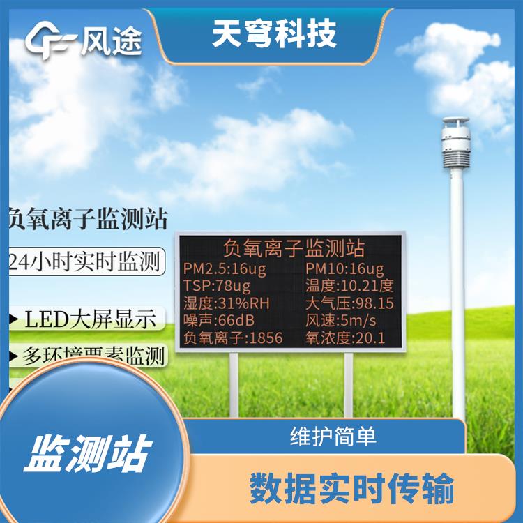 杭州负离子监测站报价 全天候监测 大屏液晶显示