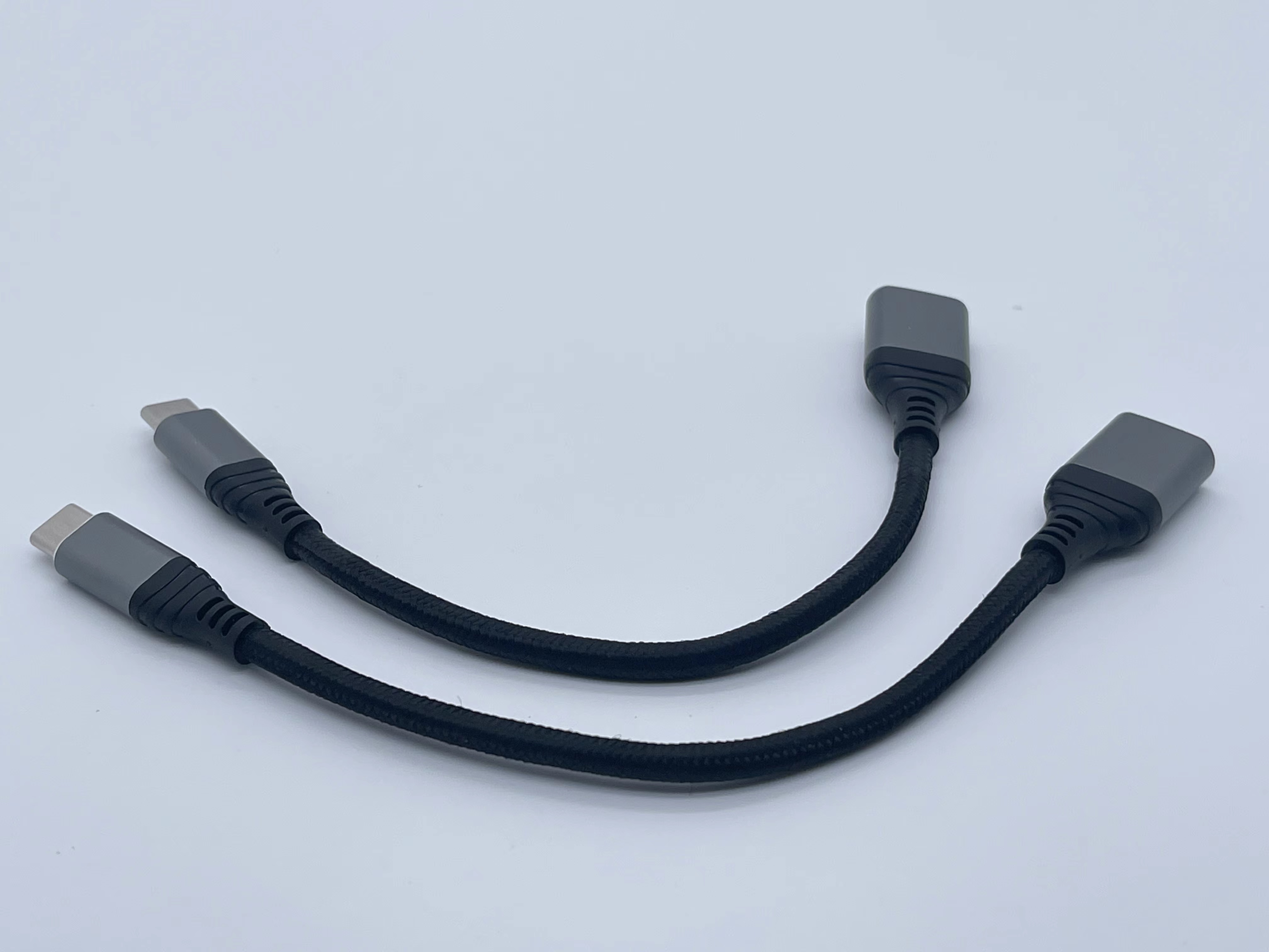 吉达J-25TYPE-CM TO USB 3.0 转接线线长150MM铝壳 双头高光 高速数据线