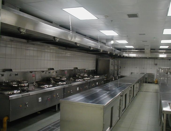 河西食堂排烟系统设计安装 长沙霞科厨房设备有限公司