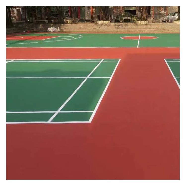 篮球场地坪公司 通常采用弹性材料 具备良好的回弹性