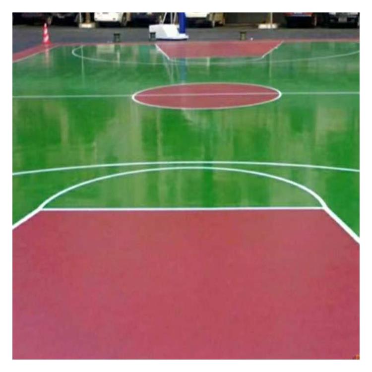 鹤壁羽毛球场地坪施工价格 可以快速排除雨水 保持球场地面的干燥和稳定