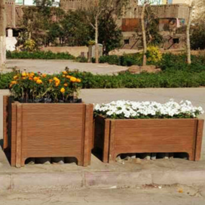 植物仿真花箱 大型绿植养护花盆 混凝土预制花槽 坚固耐用