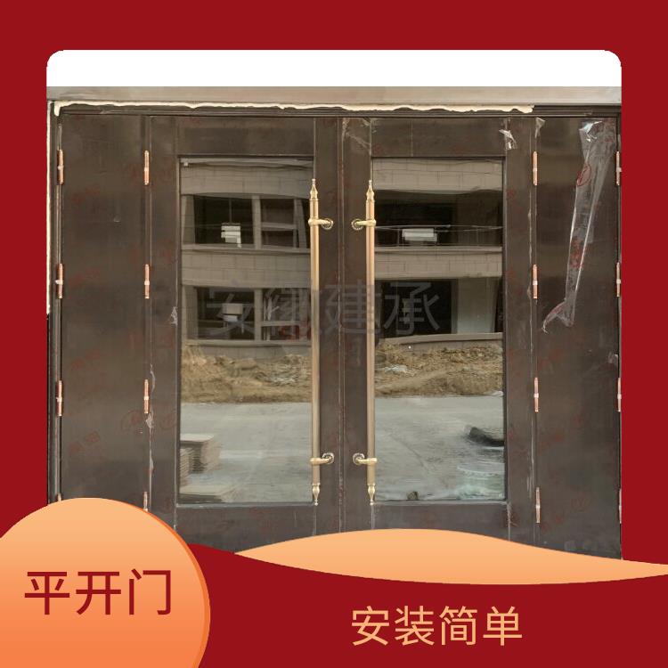 亳州玻璃不锈钢平开门 维护方便 具有较好的耐磨性能