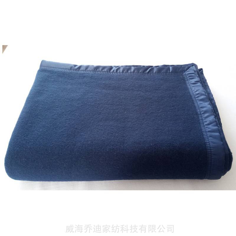 蓝色毛毯保暖防潮铺垫君悦消防19款4斤重火焰蓝色保温毯