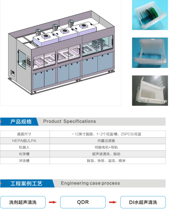 全自动晶圆研磨后清洗机