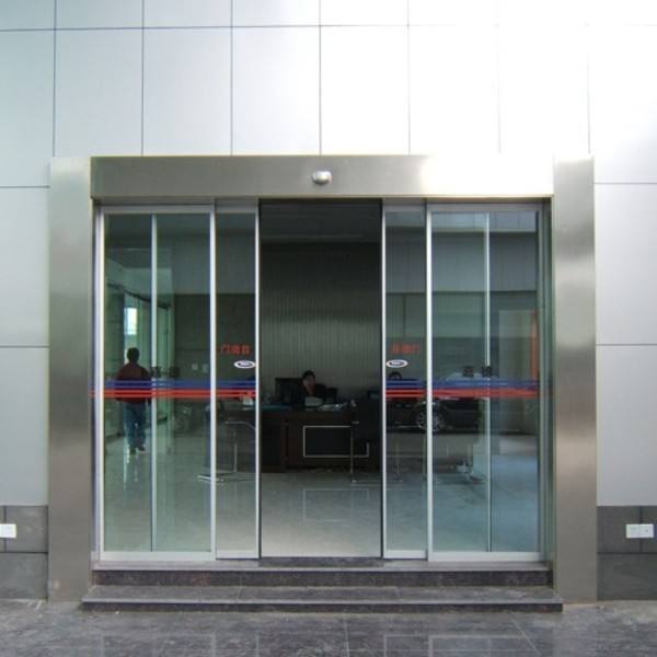 珠海安装玻璃感应门商铺感应玻璃门