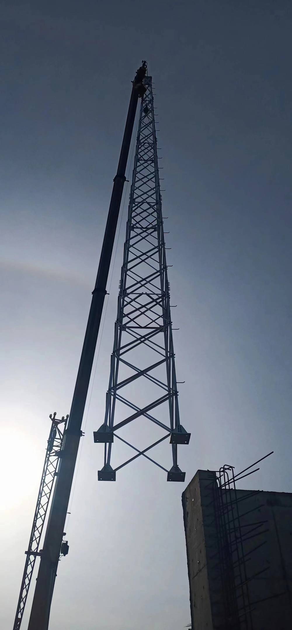 GFL2-20钢结构避雷针塔，野外森林瞭望监控塔
