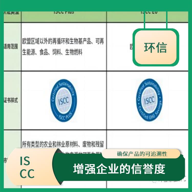 iscc认证咨询公司 提高企业的管理效率 增强企业的信誉度