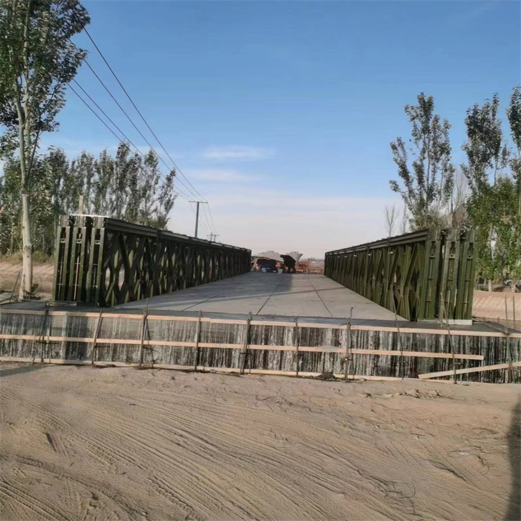 新疆200型装配式公路钢桥租赁 具有较好的耐腐蚀性 设计灵活性高