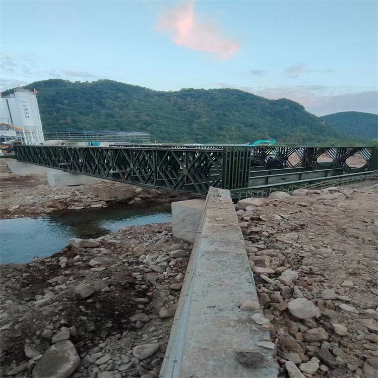 新疆200型钢便桥生产 设计灵活性高 施工过程中可进行预制