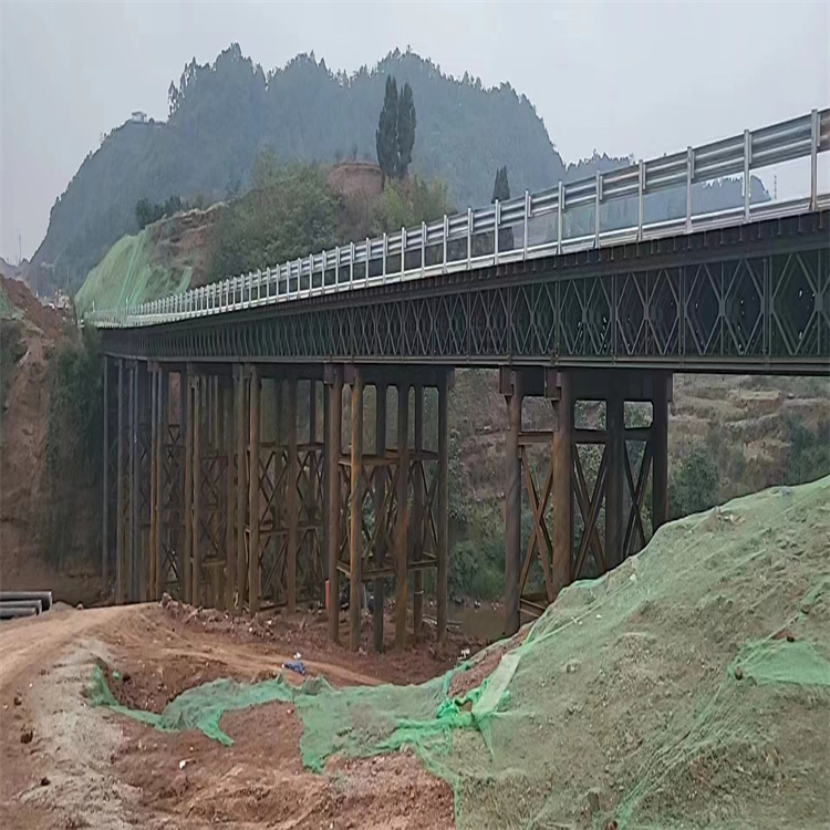 贵州321型上承式钢便桥服务 结构简单 易于进行维护和检修