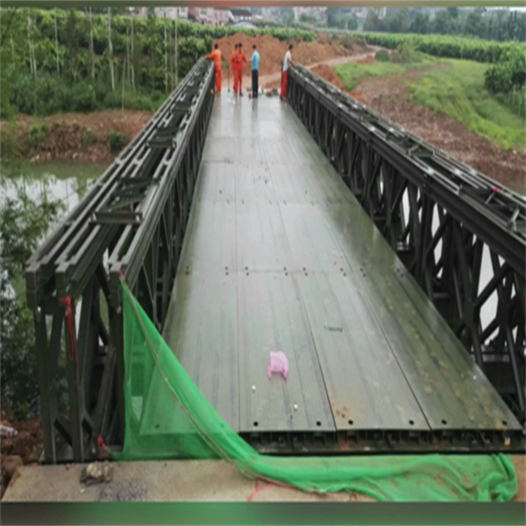 济南321型下承式钢便桥 结构稳定 对地基的要求相对较低