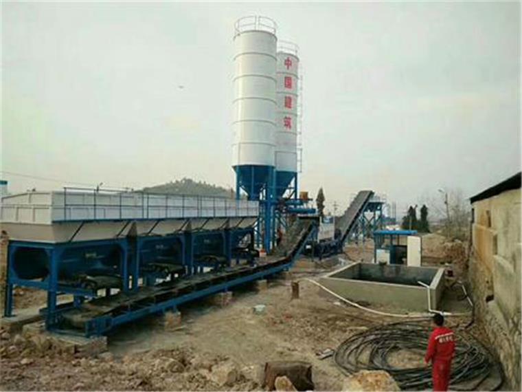 900吨水泥稳定级配碎石搅拌站级配碎石拌和站设备