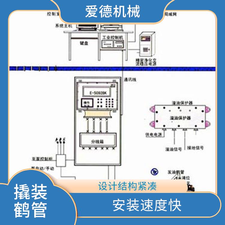 內(nèi)部光滑 不易積存污物 葫蘆島撬裝鶴管 管道系統(tǒng)的維護較加方便