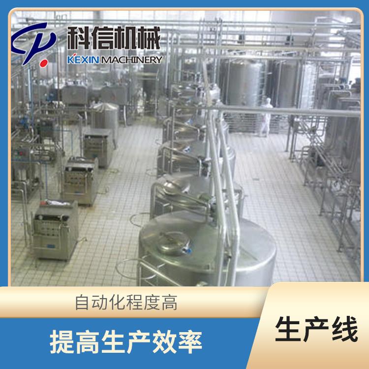 豆奶加工生产线 生产效率高 设备结构紧凑