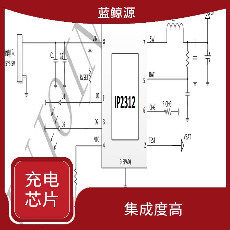 IP2312 集成了多種功能模塊 實(shí)現(xiàn)較好的充電監(jiān)測(cè)功能