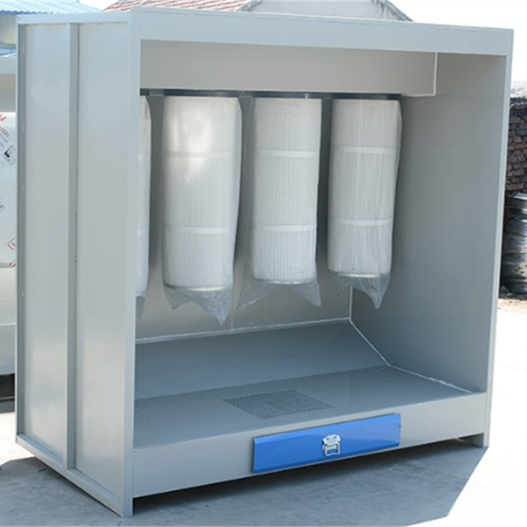高温烤漆房喷粉打磨室喷塑环保设备静电喷涂粉末塑粉回收机