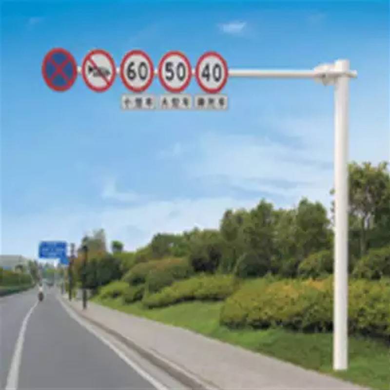 来图订做标志杆，道路交通标志杆 道路监控杆 公园警示牌