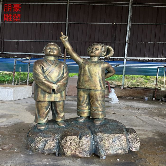 中式读书铜雕供应商-选用金属景观读书铜雕