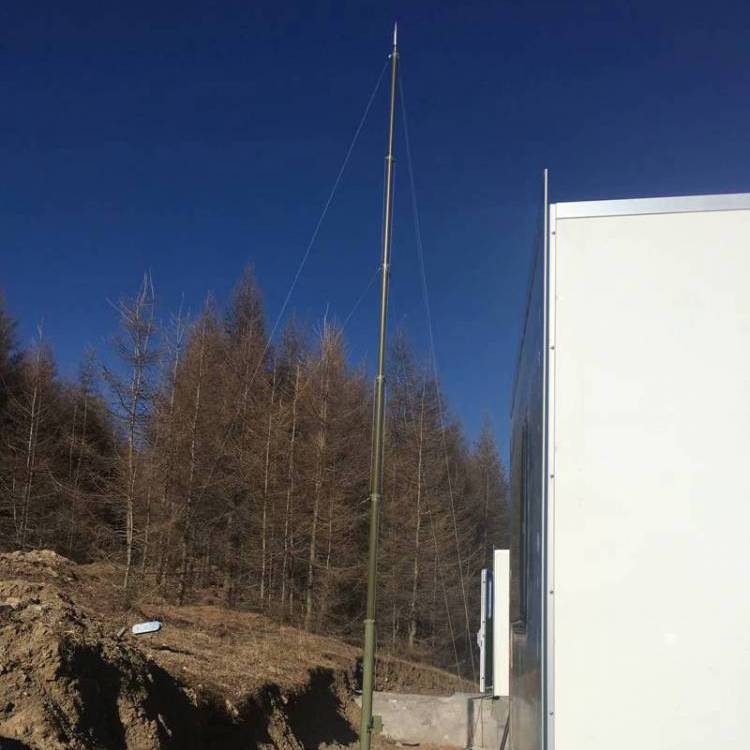 15米通信车载天线升降杆 变电站移动升降避雷针 10米手动升降天线杆
