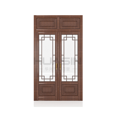 华兴铝包木门窗 中式门窗 古典古色 HA92W