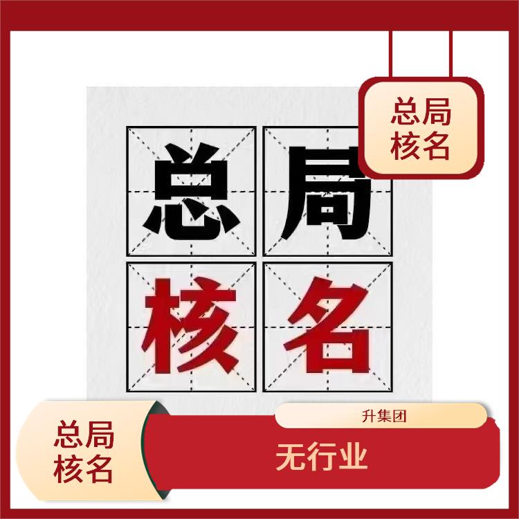 无行业核名信息条件