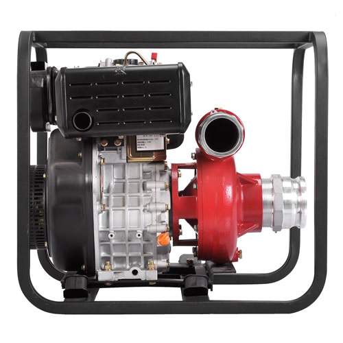 4寸便携式柴油机高压水泵排涝应急