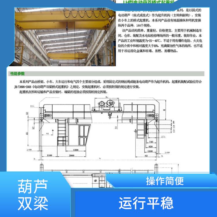 葫蘆雙梁行車 結構緊湊
