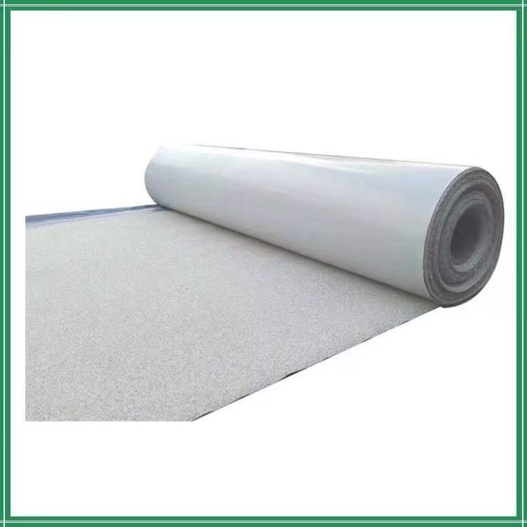 天信白色砂面HDPE自粘胶膜预铺防水卷材适用于地下室底板防水工程