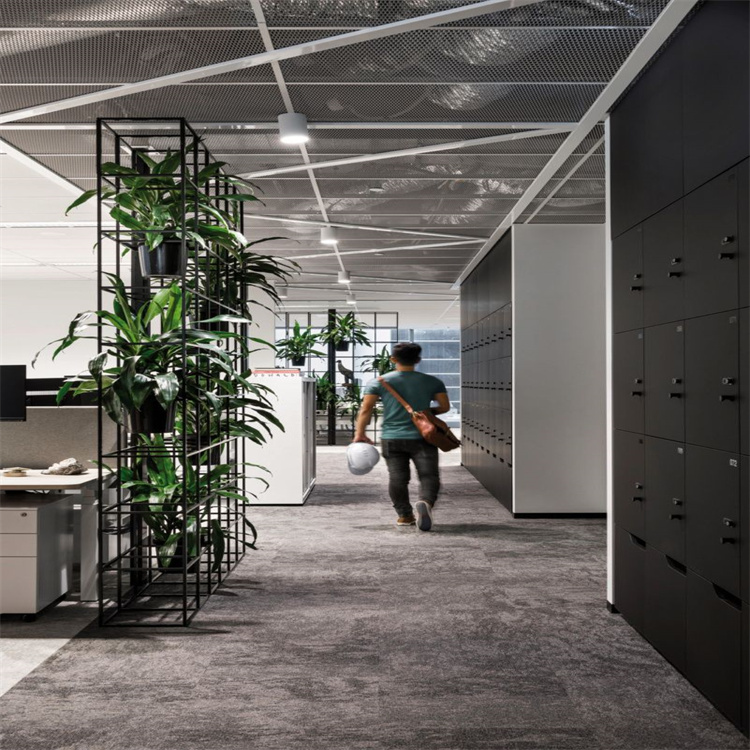 呼伦贝尔50平办公室装修 功能布局合理 展现办公的特色和个性